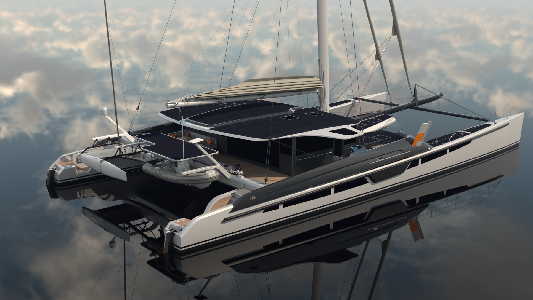 The Bellevue ECO catamaran